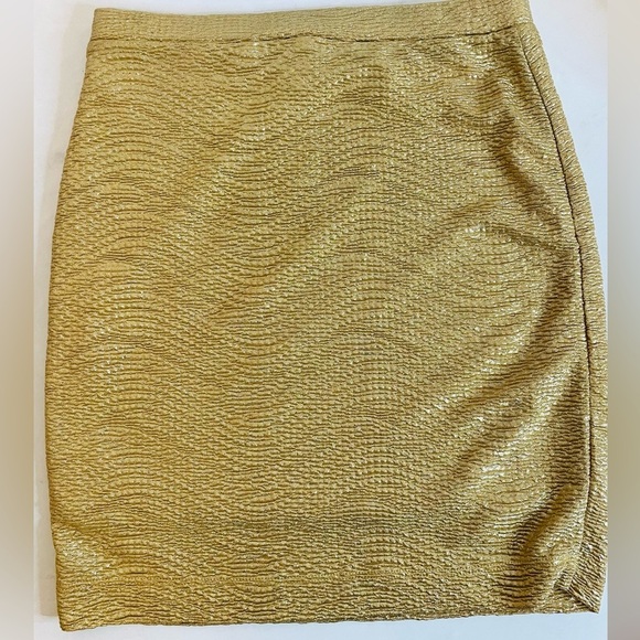H&M Gold Mini Skirt - Picture 7 of 10